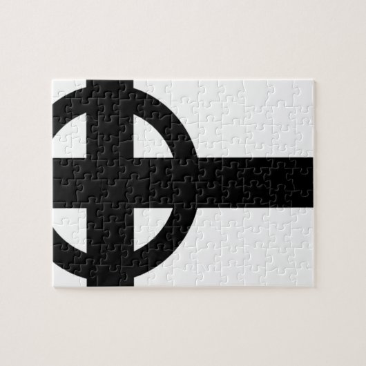 Omlaag Kruis Legpuzzel (Horizontaal)