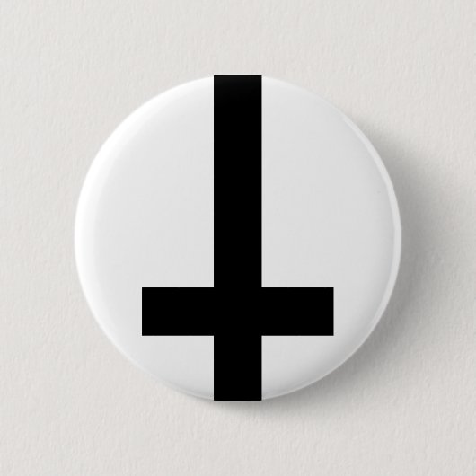 Omlaag Kruis Ronde Button 5,7 Cm (Voorkant)