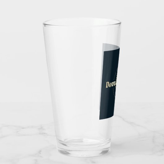 Omlaag met tien puntenglazen glas (Rechts)