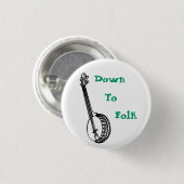 Omlaag naar Folk Ronde Button 3,2 Cm (Voorkant /achterkant)