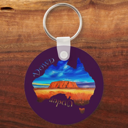 Omlaag onder Sleutelhanger (Voorkant)