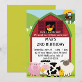 Omlaag op het Boerderij 2 Kaart (Voorkant / Achterkant)