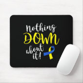 Omlaag over het bewustzijn van het downsyndroom muismat (Met muis)