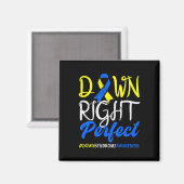 Omlaag Perfecte downsyndroombewustzijn Magneet (Voorkant / Achterkant)