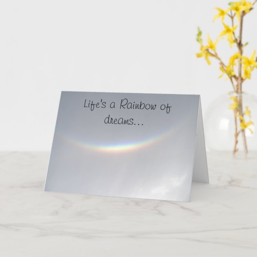 Omlaag regenboog kaart (Gele Bloem)