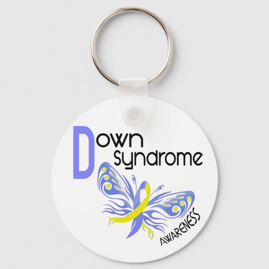 Omlaag Syndrome BUTTERFLES 3.1 Sleutelhanger (Voorkant)