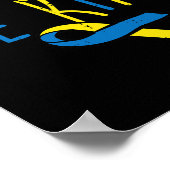 Omlaag Syndroom Awareness Wees vriendelijk ASL Han Poster (Hoek)