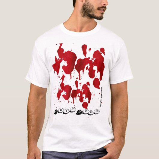 Omlaag T-shirt (Voorkant)