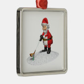 Omlaag tijd metalen ornament (Rechts)