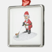 Omlaag tijd metalen ornament (Links)