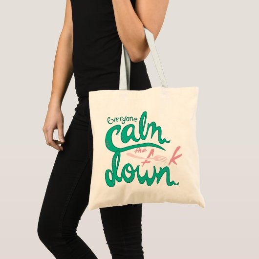 Omlaag Tote Bag (Voorkant (product))