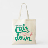 Omlaag Tote Bag (Achterkant)
