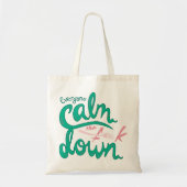 Omlaag Tote Bag (Voorkant)