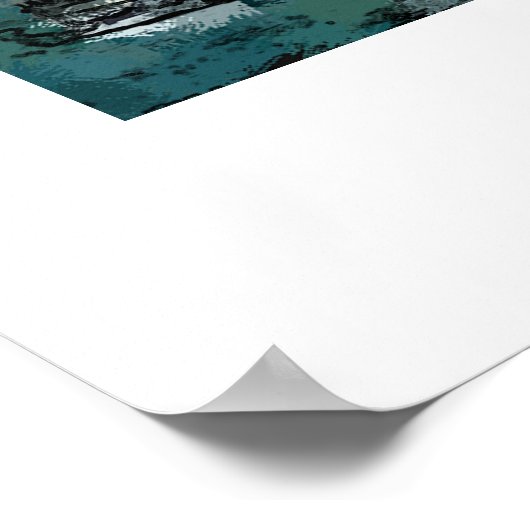 Omlaag Wind Poster (Hoek)