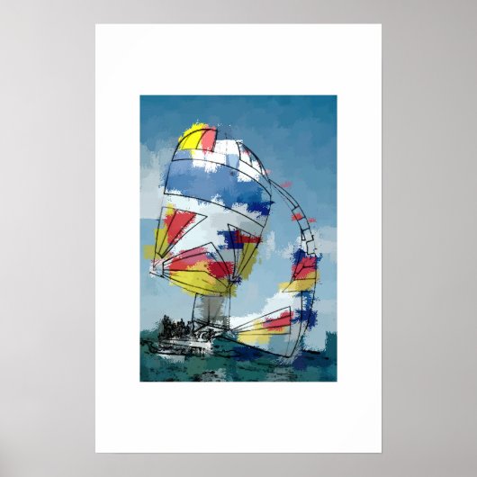 Omlaag Wind Poster (Voorkant)