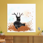 Omlaagtijd uitgerekt canvas afdruk (Insitu (Woonkamer))