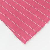 omlijnde vortex in fluwelen roze fleece deken (Hoek)