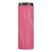 omlijnde vortex in fluwelen roze thermosbeker (Achterkant)