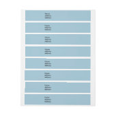 Omloop rond Adresetiketten Rechterhoek Adres Omwikkelbaar Adreslabel (Vel)