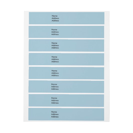 Omloop rond Adresetiketten Rechterhoek Adres Omwikkelbaar Adreslabel (Vel)