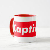 Omloop rond fascineren  mok (Voorkant links)