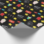 Omloop van filmthema's cadeaupapier