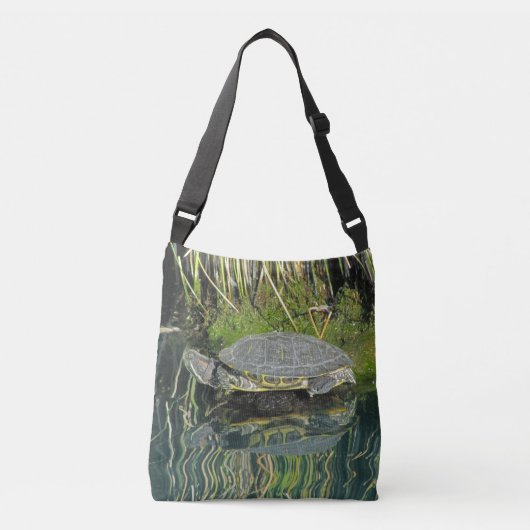 Omloopdier met waterreflectie-Natuur Crossbody Tas (Voorkant)