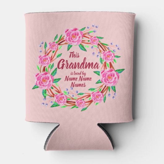 Omloopnaam wijzigen Looptijd door kleinkinderen Blikjeskoeler (Voorkant)