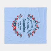 Omloopnaam wijzigen Voeg Kinderen toe - Favoriete  Fleece Deken (Voorkant (Horizontaal))