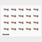 OmManiPadmeHum Ronde Sticker (Vel)