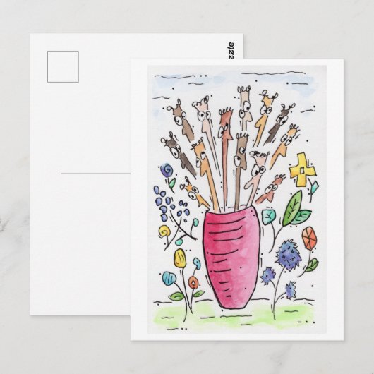 "Ommekeer is eerlijk spel" Briefkaart (Voorkant / Achterkant)