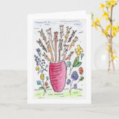 "Ommekeer is eerlijk spel" Kaart (Gele Bloem)