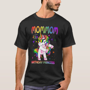ommom van de verjaardag van Princess Girl Flossing T-shirt