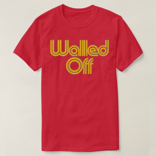 ommuurd t-shirt (Design voorkant)