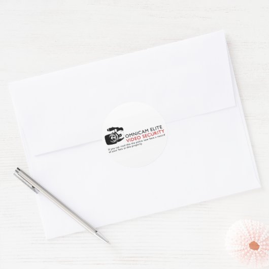 Omni-Cam Elite Ronde Sticker (Envelop)