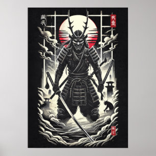 Omni Demon Hunter Warrior - Japans Anime Tattoo Poster