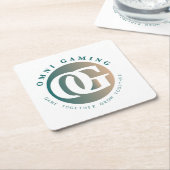 Omni Gaming Paper Onderzetter (vierkant) (Schuin)