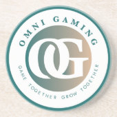 Omni Gaming Sandstone Onderzetter (Rond) (Voorkant)