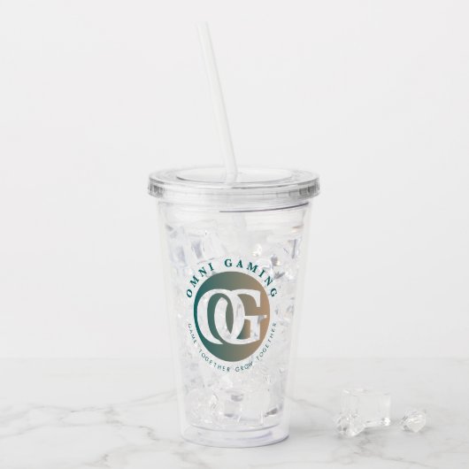 Omni gaming tuimelaar acryl drinkbeker (Voorkant ijs)