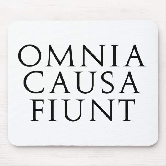 Omnia Causa Fiunt Muismat (Voorkant)
