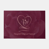 Omnipotent 2 (Cranberry) Love Letter Design Deurmat (Voorkant)