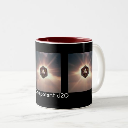 Omnipotent d20 - Mok (Voorkant rechts)