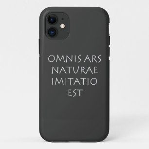 Omnis ars naturae imitatio est Case-Mate iPhone case
