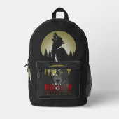 Omnis Vir Lupus | Bedrukte Rugzak (Voorkant)