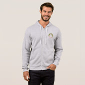 Omnis vir Lupus | Mannen Full-zip Hoodie (Voorkant volledig)
