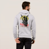Omnis vir Lupus | Mannen Full-zip Hoodie (Achterkant volledig)