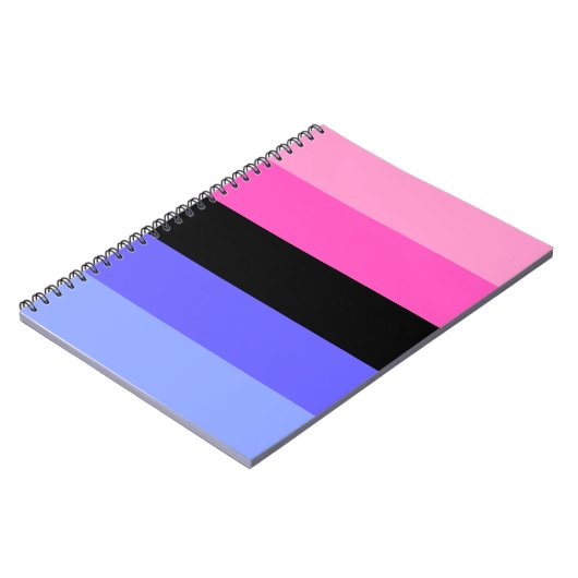 Omniseksuele Pride Flag Notitieboek (Linkerzijde)