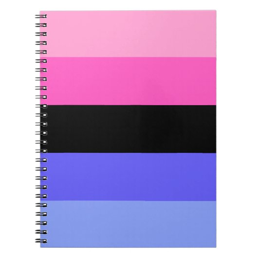 Omniseksuele Pride Flag Notitieboek (Voorkant)