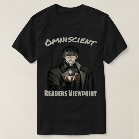 Omnisent weergavepunt van lezers t-shirt (Design voorkant)