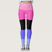 Omnisexual Pride Flag  Leggings (Voorkant)